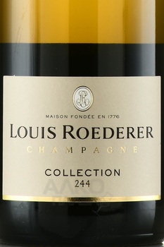 Louis Roederer Collection 244 - шампанское Луи Родерер Коллексьон 244 0.75 л белое брют в п/у