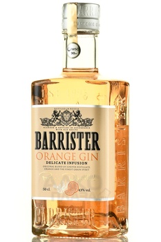 Barrister Orange gin - джин Барристер Оранж 0.5 л