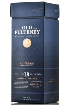 Old Pulteney 18 years old gift box - виски Олд Пултени 18 лет 0.7 л п/у