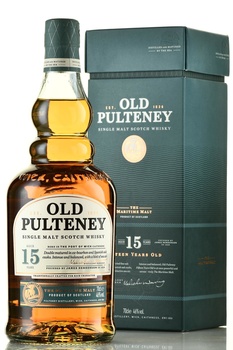 Old Pulteney 15 years old gift box - виски Олд Пултени 15 лет 0.7 л п/у