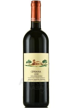 Cipriana Bolgheri Rosso DOC - вино Чиприана Болгери Россо 0.75 л красное сухое