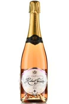 Champagne Hubert Favier Brut Rose - шампанское Шампань Юбер Фавье Брют Розе 2020 год 0.75 л брют розовое