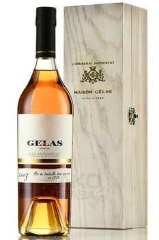 Gelas Bas Armagnac 2003 - арманьяк Желас Ба Арманьяк 2003 год 0.7 л в д/у