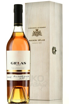 Gelas Bas Armagnac 2002 - арманьяк Желас Ба Арманьяк 2002 год 0.7 л в д/у