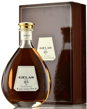 Gelas Bas Armagnac 25 ans - арманьяк Желас Ба Арманьяк 25 лет 0.7 л декантер в п/у