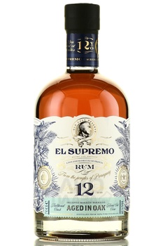 El Supremo Rum 12 Years Old - ром Эль Супремо 12 лет 0.7 л в п/у