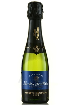 Nicolas Feuillatte Brut Reserve Exclusive - шампанское Николя Фейатт Брют Резерв Эксклюзив 2016 год 0.2 л белое брют