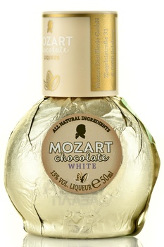 Mozart White Chocolate Liqueur - ликер Моцарт Уайт Чоколейт 0.05 л