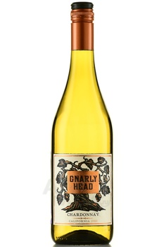 Gnarly Head Chardonnay - вино Ноули Хэд Шардоне 2020 год 0.75 л белое сухое