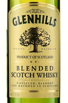 Glenhills Scotch - виски Гленхиллс Скотч 0.7 л