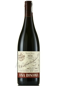 Vina Bosconia Reserva Rioja DOCa - вино Винья Боскония Резерва Риоха ДОКа 2012 год 0.75 л красное сухое