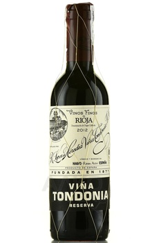 Vina Tondonia Reserva Rioja DOCa - вино Винья Тондония Резерва Риоха ДОКа 2012 год 0.375 л красное сухое