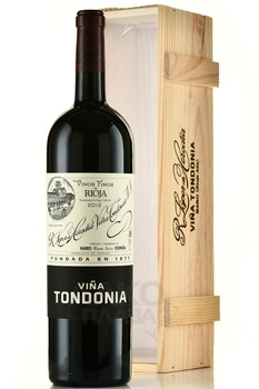 Vina Tondonia Reserva Rioja DOCa - вино Винья Тондония Резерва Риоха ДОКа 2012 год 1.5 л красное сухое в д/у