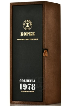 Kopke Colheita 1978 Wooden Box - портвейн Копке Колейта 1978 0.75 л в д/у