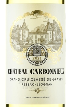 Chateau Carbonnieux Grand Cru Classe Blanc - вино Шато Карбонье Гран Крю Классе Пессак-Леоньян Блан 0.75 л белое сухое