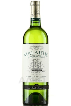 Chateau Malartic-Lagraviere Grand Cru Classe Pessac-Leognan Blanc - вино Шато Малартик-Лагравьер Гран Крю Классе Пессак-Леоньян Блан 2018 год 0.75 л белое сухое