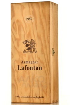 Lafontan 1985 - арманьяк Лафонтан 1985 года 0.7 л