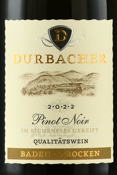 Durbacher Baden Pinot Noir - вино Дюрбахер Баден Пино Нуар 2022 год 0.75 л красное сухое