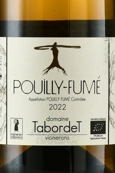 Domaine Tabordet Pouilly-Fume - вино Домэн Таборде Пуйи-Фюме 2022 год 0.75 л белое сухое