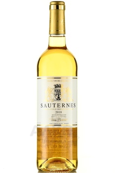 Pierre Dumontet Sauternes - вино Сотерн Пьер Дюмонте 2018 год 0.75 л белое сладкое