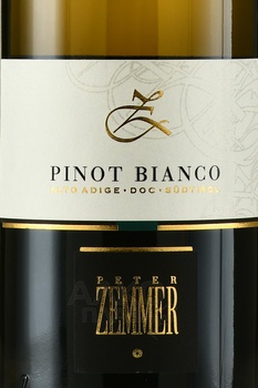 Peter Zemmer Pinot Bianco Punggl - вино Петер Земмер Пино Бьянко Пунгл 0.75 л белое сухое