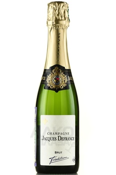 Champagne Jacques Defrance Tradition - шампанское Жак Дефранс Традисьон 2021 год 0.375 л белое брют