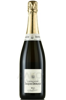 Champagne Jacques Defrance Brut Nature - шампанское Жак Дефранс Брют Натюр 2019 год 0.75 л белое экстра брют