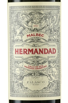 Hermandad Malbec - вино Эрмандад Мальбек 2021 год 0.75 л красное сухое