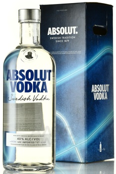 Absolut Vodka - водка Абсолют 3 л в п/у