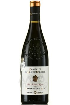 Chateauneuf du Pape Les Vieilles Vignes Chateau de la Grande Gardiole - вино Шатонеф-дю-Пап Ле Вьей Винь Шато де ля Гранд Гардиоль 2019 год 0.75 л красное сухое