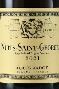 Nuits Saint Georges AOC Maison Louis Jadot - вино Нюи-Сен-Жорж АОС Мэзон Луи Жадо 2021 год 0.75 л красное сухое