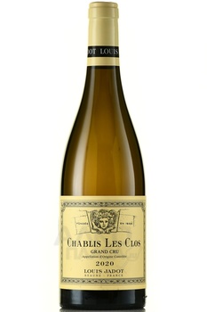 Chablis Grand Cru AOC Les Clos Maison Louis Jadot - вино Шабли Гран Крю АОС Ле Кло Мэзон Луи Жадо 2020 год 0.75 л белое сухое