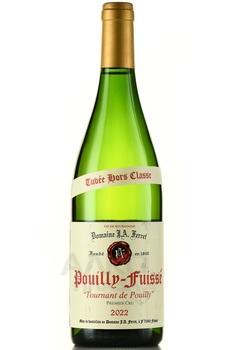 Pouilly-Fuisse 1-er Cru AOC Cuvee Hors Classe Tournant de Pouilly - вино Пуйи-Фюссе Премье Крю АОС Кюве Ор Класс Турнан де Пуйи 2022 год 0.75 л белое сухое