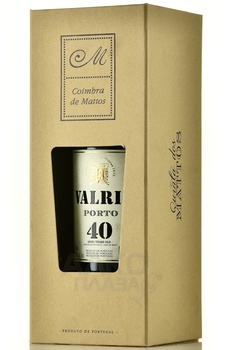 Porto Valriz 40 Years Old - портвейн Порто Валриц 40 лет 0.5 л в п/у