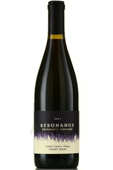 Resonance Vineyard Yamhill-Carlton Pinot Noir - вино Резонанс Виньярд Ямхилл-Карлтон Пино Нуар 2017 год 0.75 л красное сухое