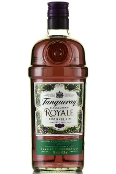 Tanqueray Blackcurrant Royale - джин Танкерей Королевская Чёрная Смородина 0.7 л