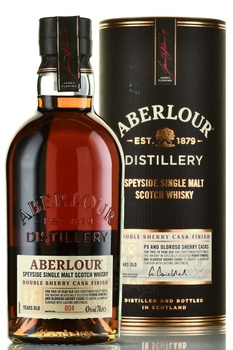 Aberlour 18 years old - виски Аберлауэр 18 лет 0.7 л в тубе