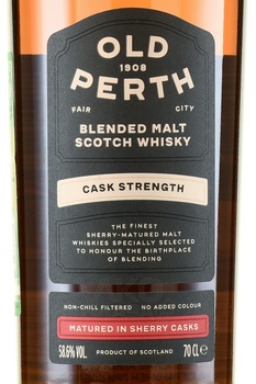 Old Perth Strength - виски Олд Перф Стренс 0.7 л в п/у