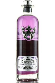 McQueen and The Violet Fog Ultraviolet Edition - джин дистиллированный МакКвин энд зе Вайлит Фог Ультравайлит эдишн 0.7 л