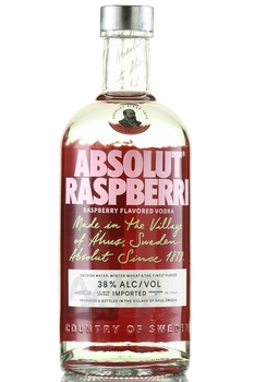 Absolut Raspberri - водка абсолют Распберри Горькая 0.7 л