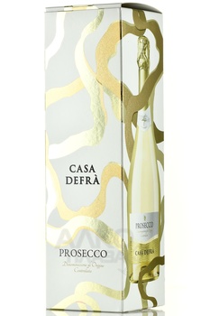 Casa Defra Prosecco в п/у - вино игристое Просекко Спуманте Каза Дефра 0.75 л в п/у