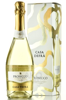 Casa Defra Prosecco в п/у - вино игристое Просекко Спуманте Каза Дефра 0.75 л в п/у