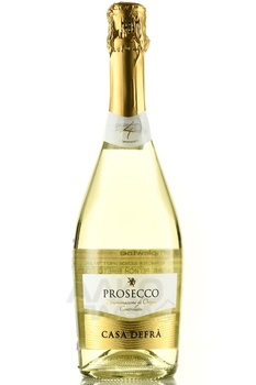 Casa Defra Prosecco в п/у - вино игристое Просекко Спуманте Каза Дефра 0.75 л в п/у