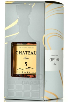 Chateau Nova 5 Years Old - коньяк Шато Нова 5 лет 0.5 л в п/у