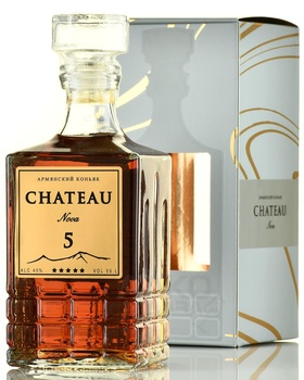 Chateau Nova 5 Years Old - коньяк Шато Нова 5 лет 0.5 л в п/у