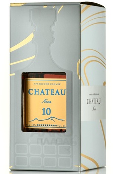 Chateau Nova 10 Years Old - коньяк Шато Нова 10 лет 0.5 л в п/у