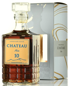 Chateau Nova 10 Years Old - коньяк Шато Нова 10 лет 0.5 л в п/у