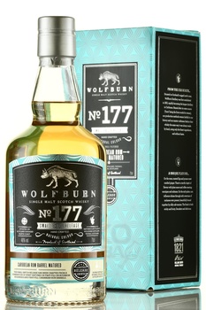 Wolfburn Small Batch №177 - виски Волфбёрн Смол Бэтч №177 0.7 л в п/у