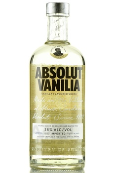 Absolut Vanilia - водка Абсолют Ванилный 0.7 л