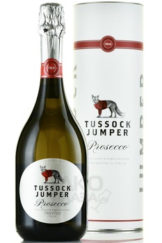 Tussock Jumper Prosecco - вино игристое Тассок Джампер Просекко 0.75 л белое сухое в тубе Италия